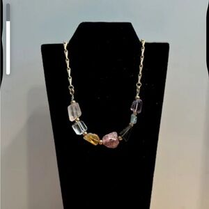 New Natural RAW Healing Crystals and  Gemstone Necklace Gorg 🎄💌🎄